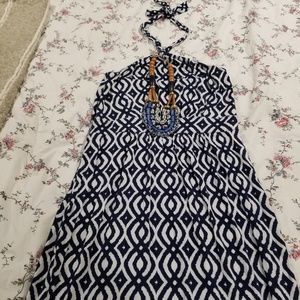 Vineyard Vines Halter Maxi Dress
